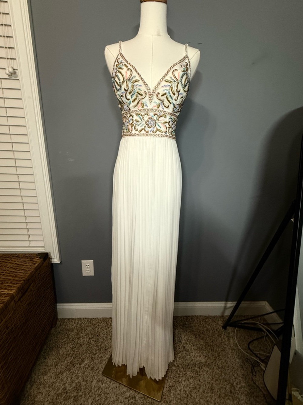 Sherri Hill White Gown Style 50432